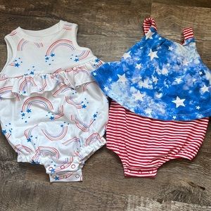 4th of July Rompers